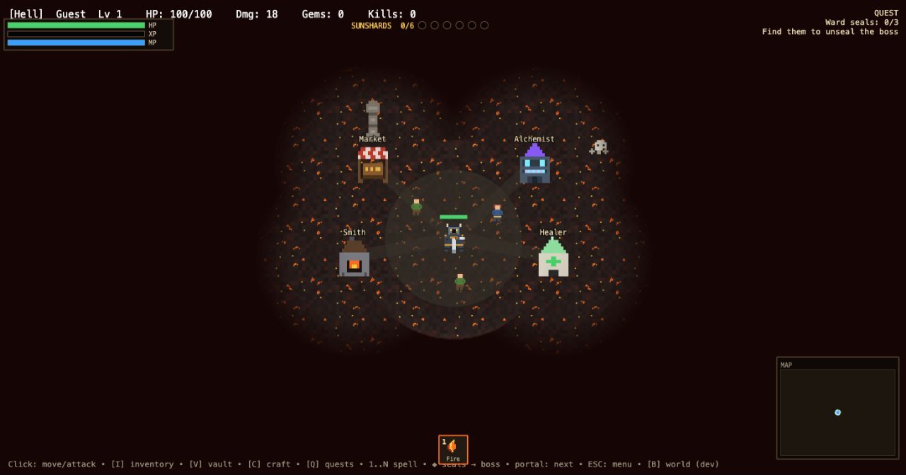 Solablo screenshot — Hell